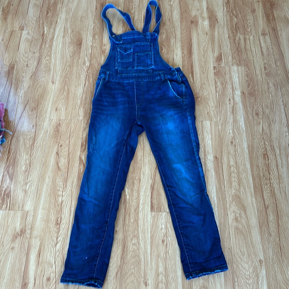 Free people denim overalls size 27 stretch